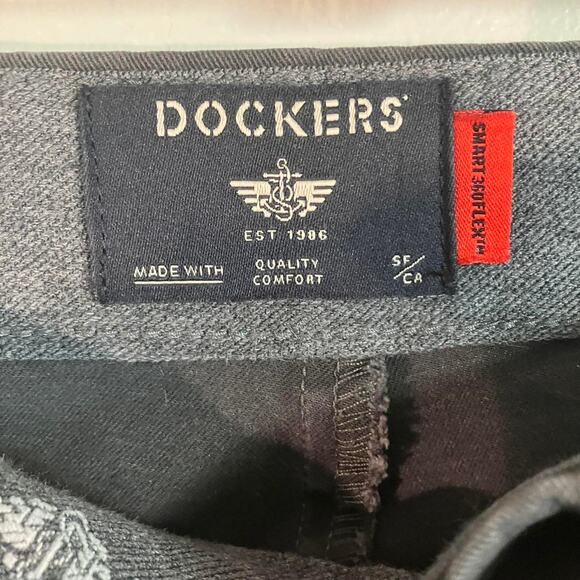 Dockers Gray Straight‎ Leg Chino Pants 34 - Picture 3 of 6